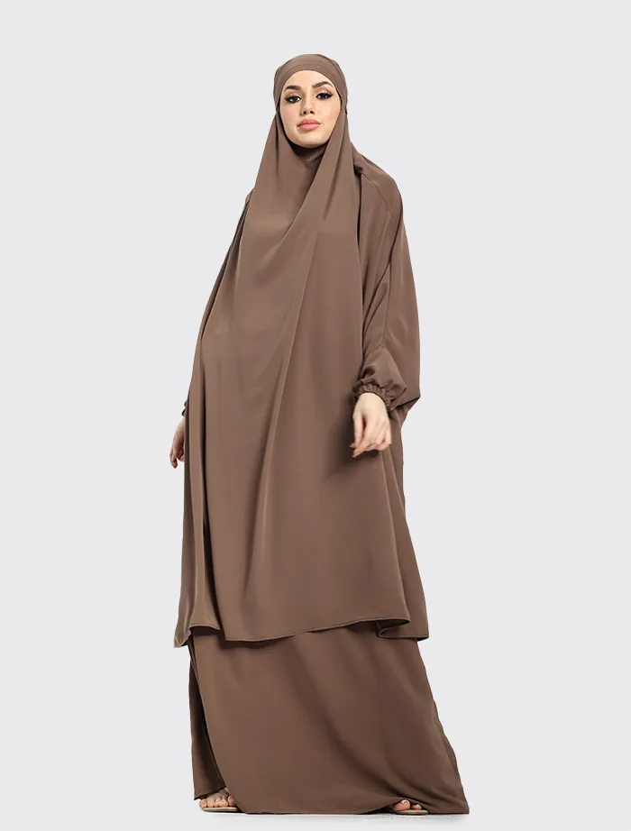 Mocha 2 Piece Jilbab